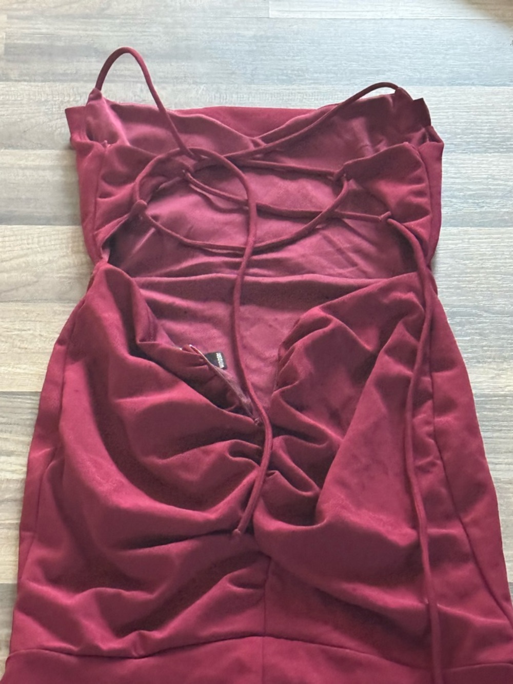 Windsor Wine Backless Maxi Dress - Picture 5 of 5